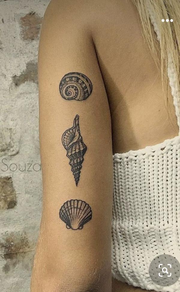 130 Shell Tattoos Make You Wonder Sea Life