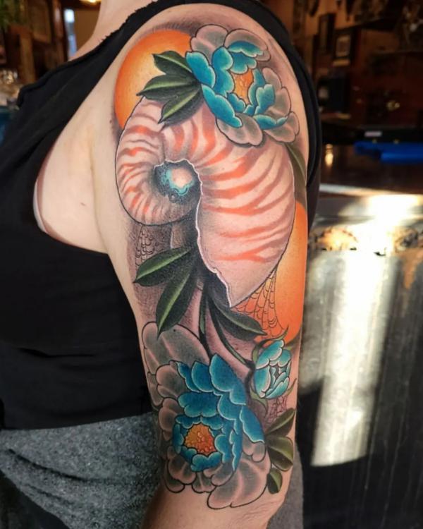 130 Shell Tattoos Make You Wonder Sea Life
