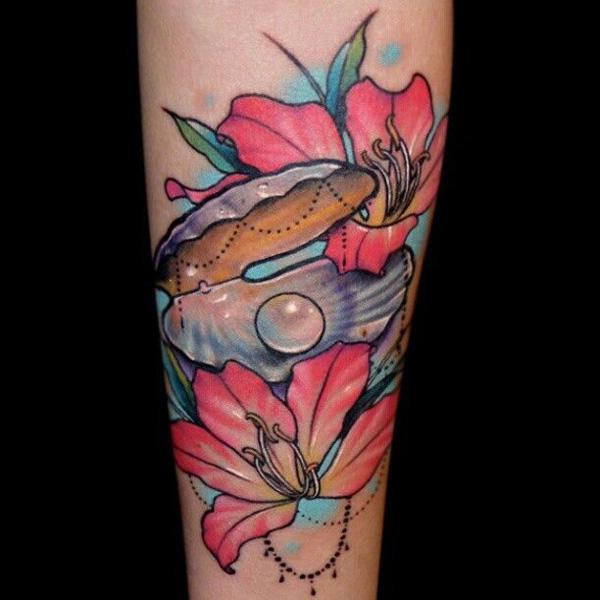 130 Shell Tattoos Make You Wonder Sea Life