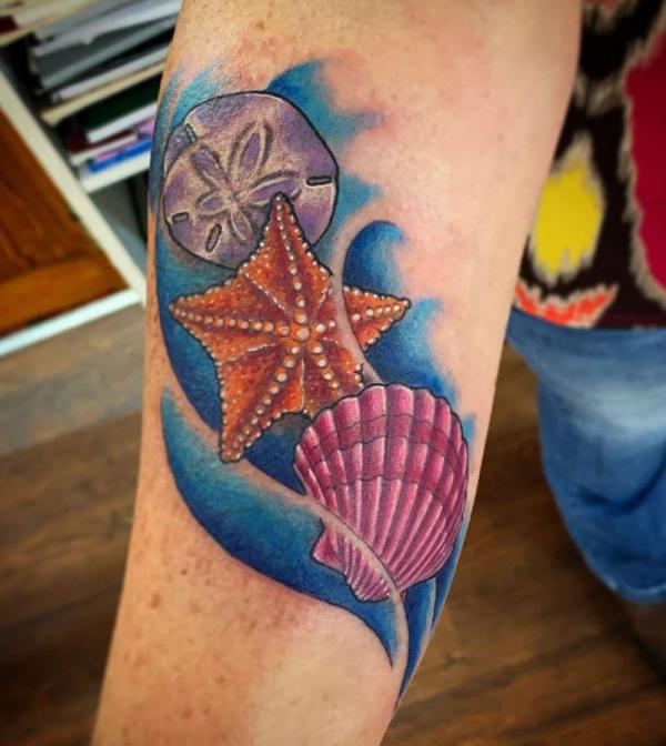 130 Shell Tattoos Make You Wonder Sea Life