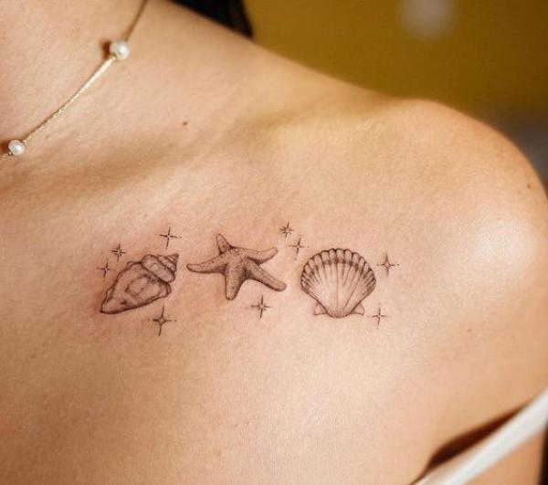 130 Shell Tattoos Make You Wonder Sea Life