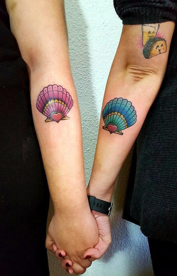 130 Shell Tattoos Make You Wonder Sea Life