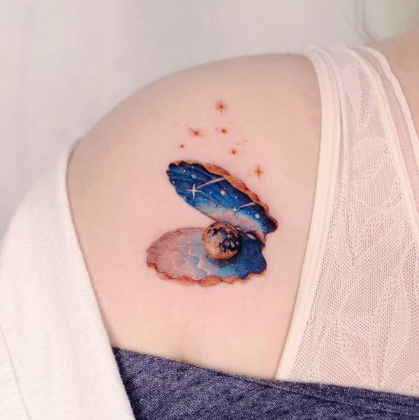 130 Shell Tattoos Make You Wonder Sea Life