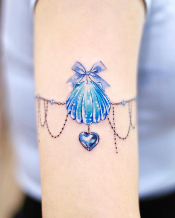 130 Shell Tattoos Make You Wonder Sea Life