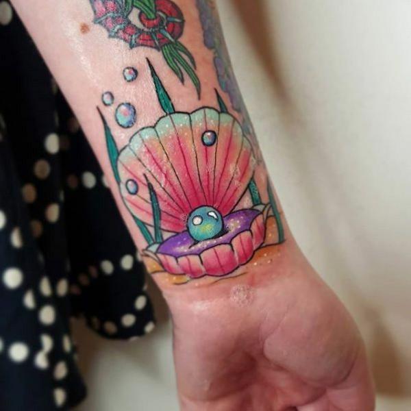 130 Shell Tattoos Make You Wonder Sea Life