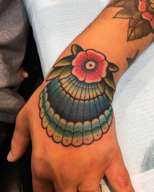 130 Shell Tattoos Make You Wonder Sea Life