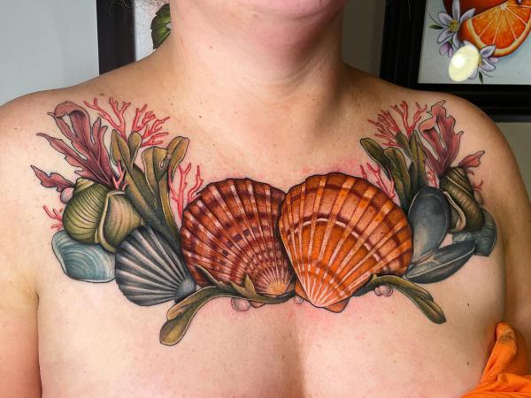 130 Shell Tattoos Make You Wonder Sea Life