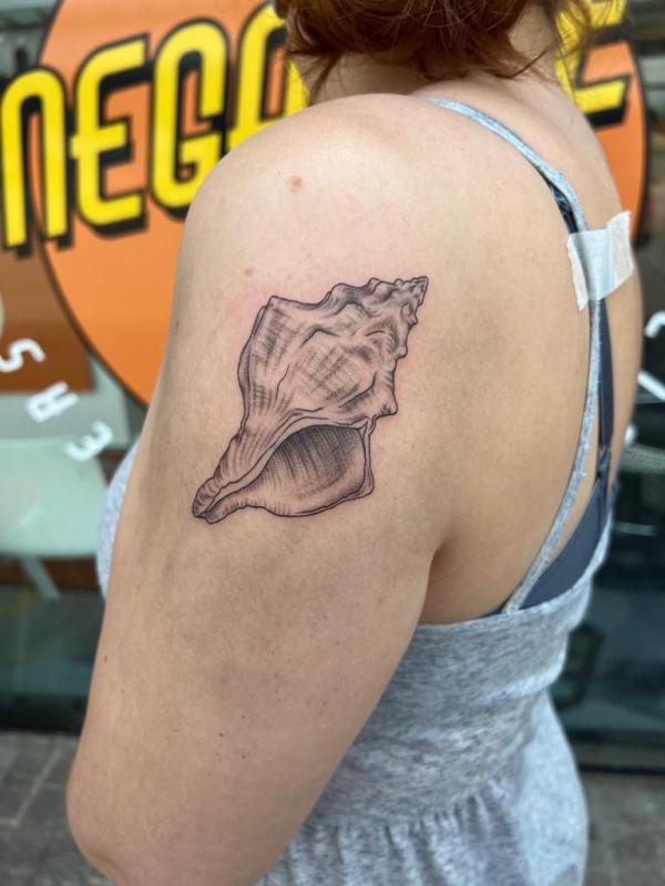 130 Shell Tattoos Make You Wonder Sea Life