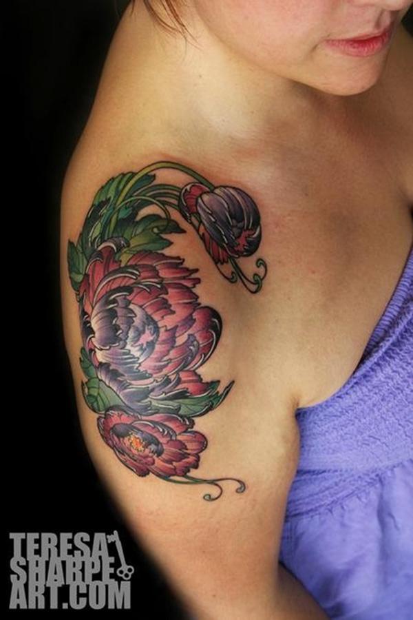 50 Peony Tattoo Designs and Meanings