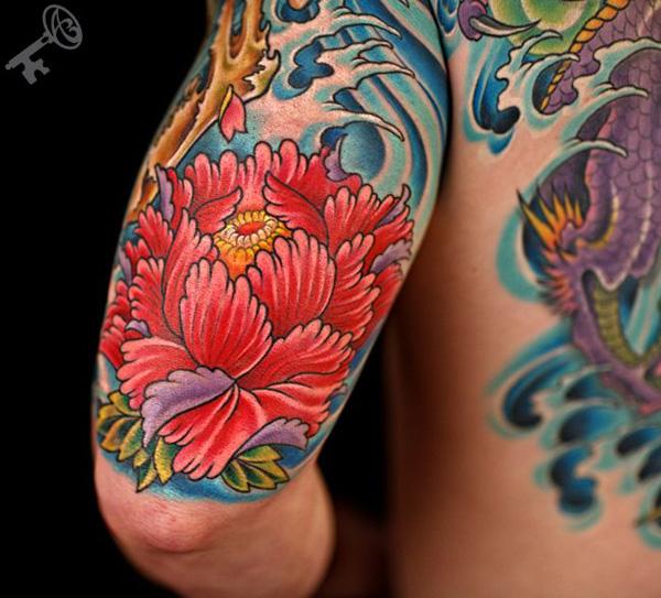50 Peony Tattoo Designs and Meanings