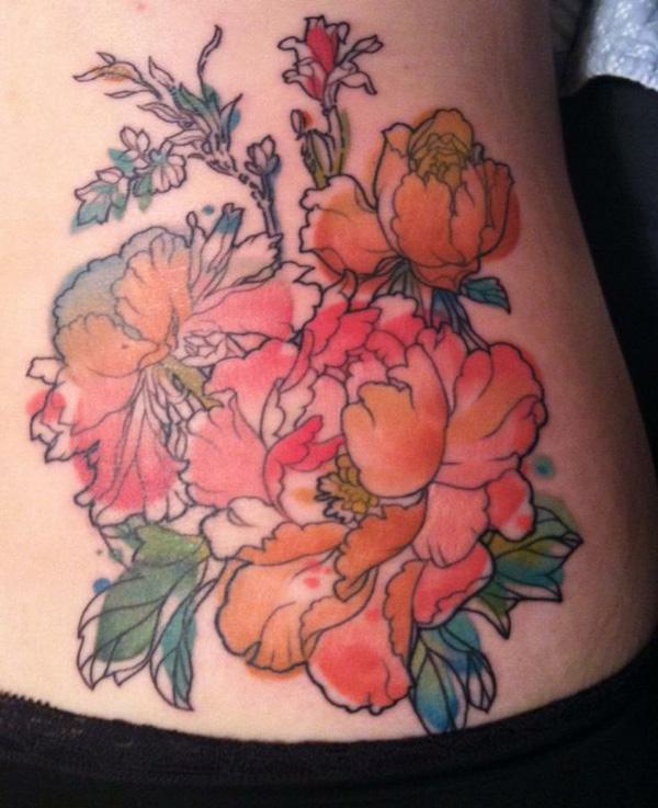 50 Peony Tattoo Designs and Meanings