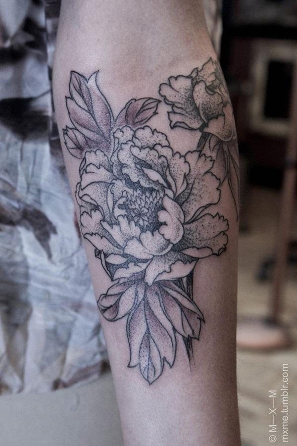 50 Peony Tattoo Designs and Meanings