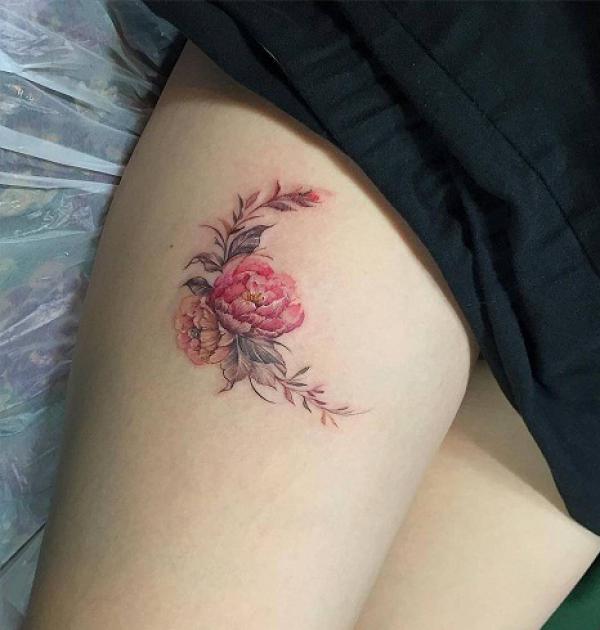 50 Peony Tattoo Designs and Meanings