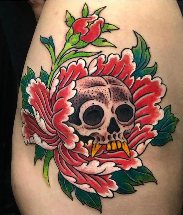 50 Peony Tattoo Designs and Meanings