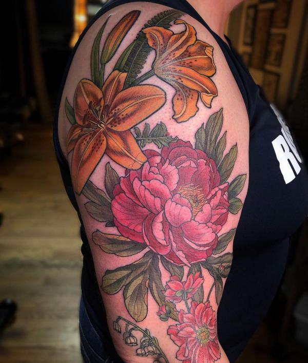 50 Peony Tattoo Designs and Meanings