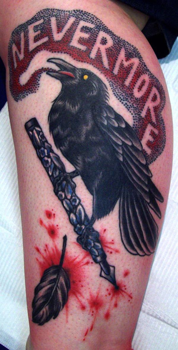 60+ Mysterious Raven Tattoos