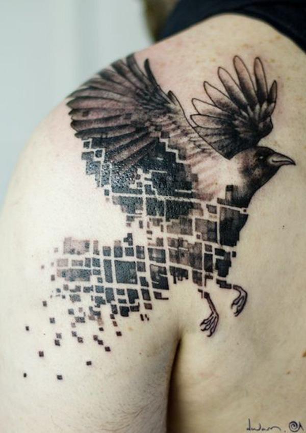 60+ Mysterious Raven Tattoos