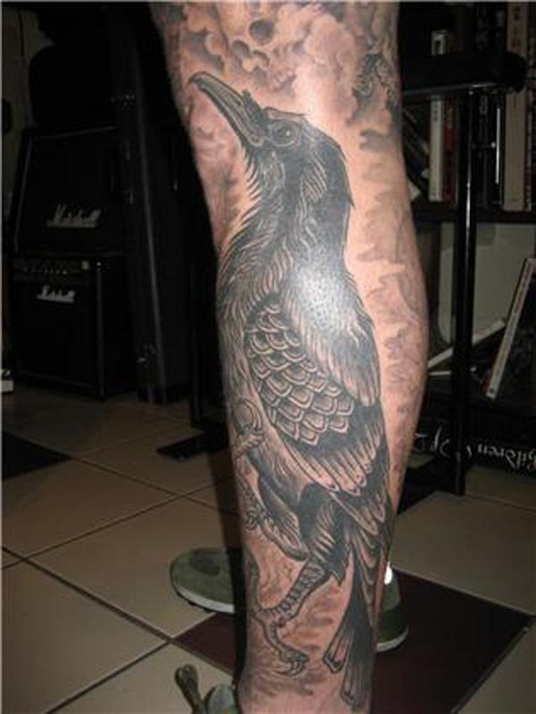 60+ Mysterious Raven Tattoos