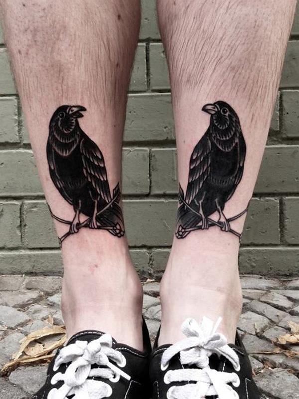 60+ Mysterious Raven Tattoos