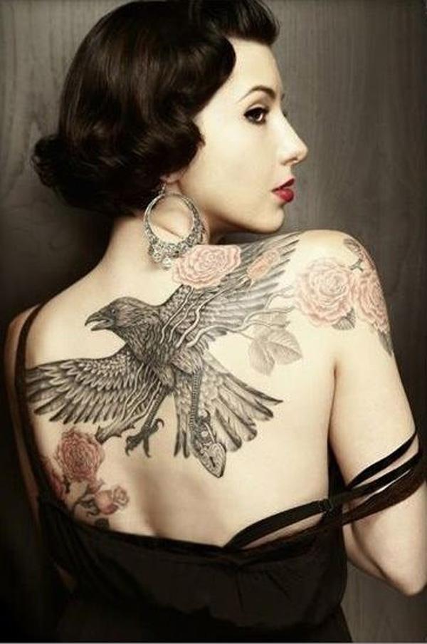 60+ Mysterious Raven Tattoos