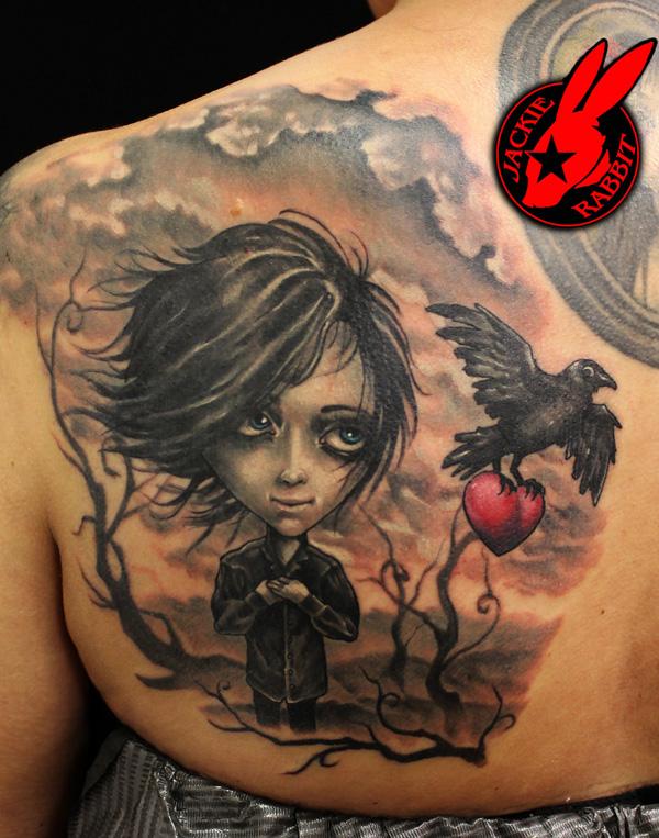 60+ Mysterious Raven Tattoos
