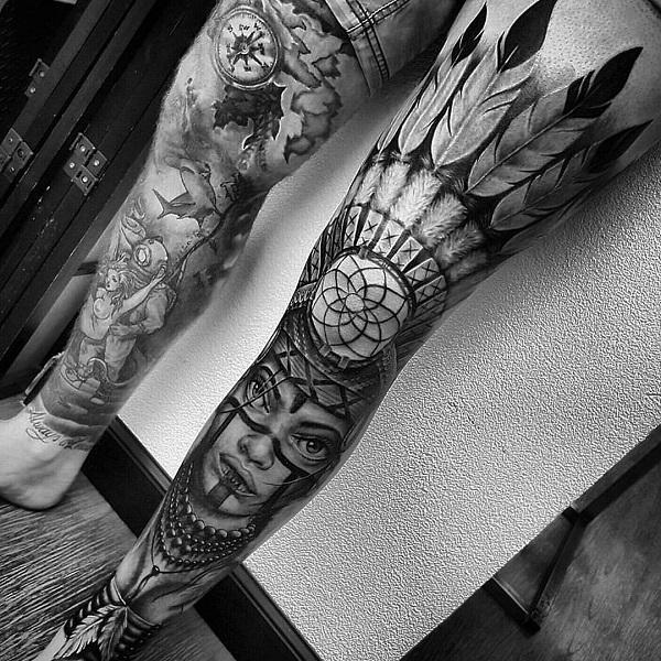 80 Native American Tattoo Designs