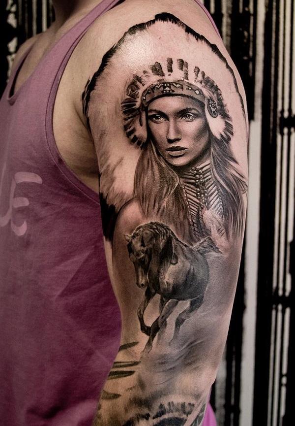 80 Native American Tattoo Designs