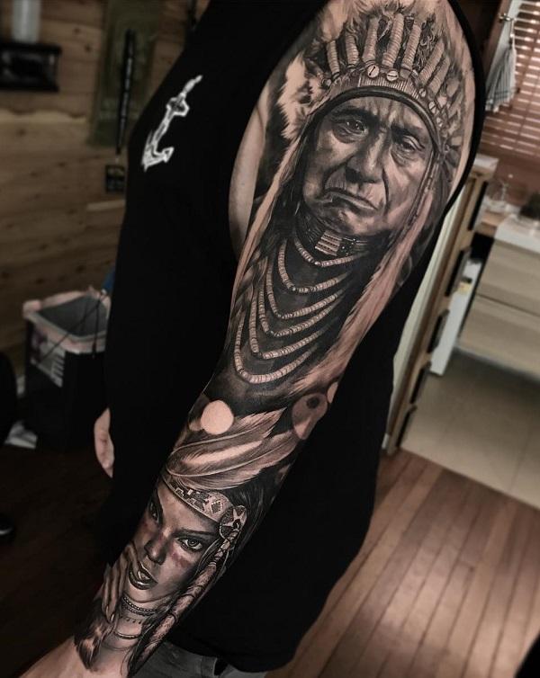 80 Native American Tattoo Designs