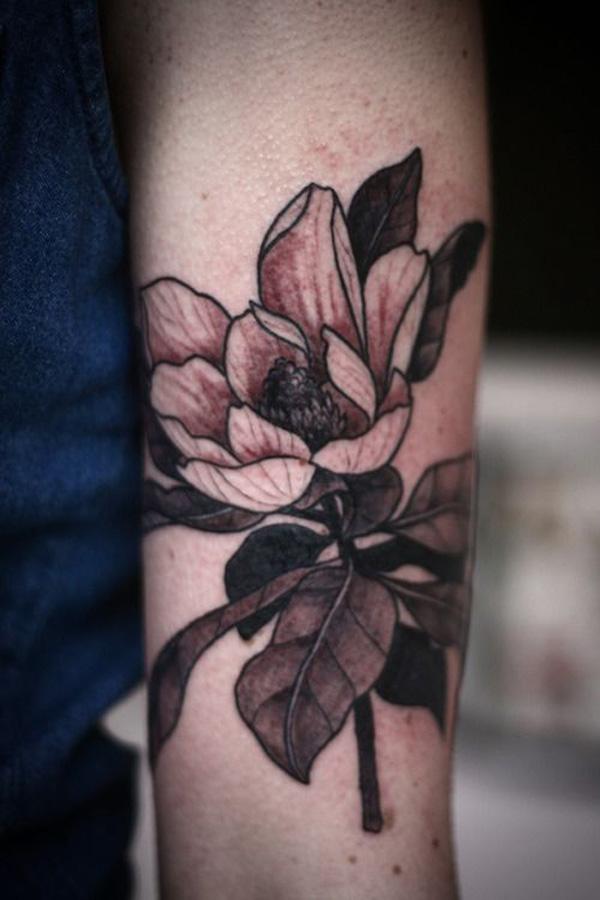 50+ Magnolia Flower Tattoos