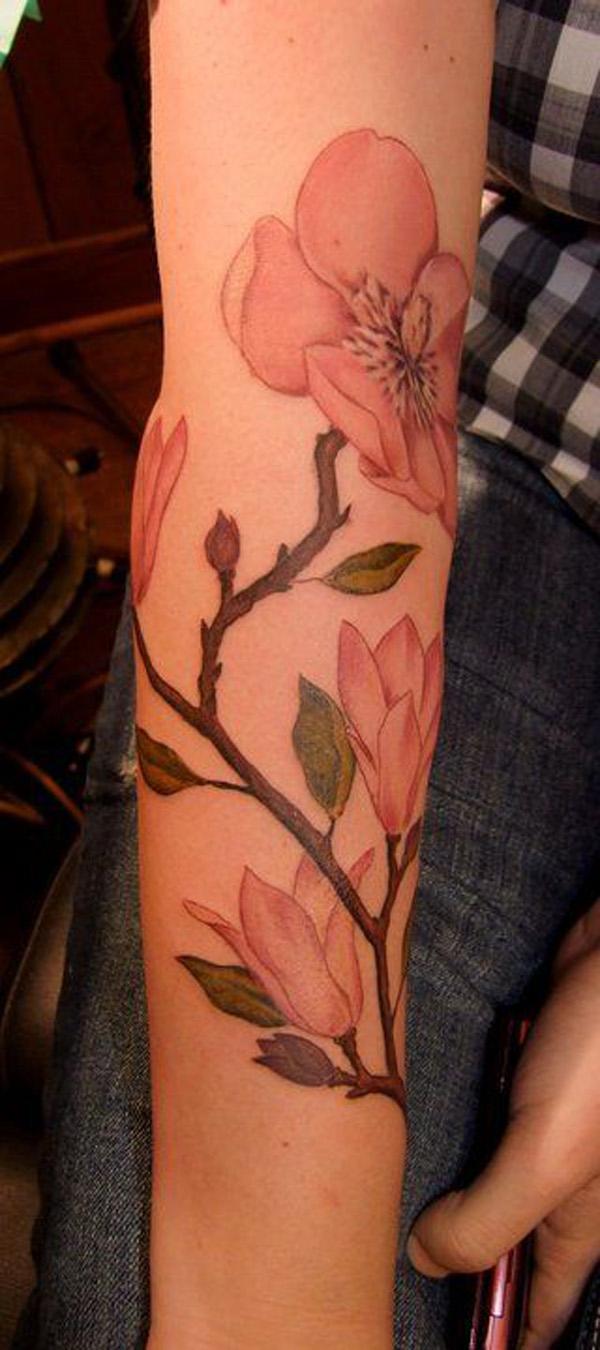 50+ Magnolia Flower Tattoos