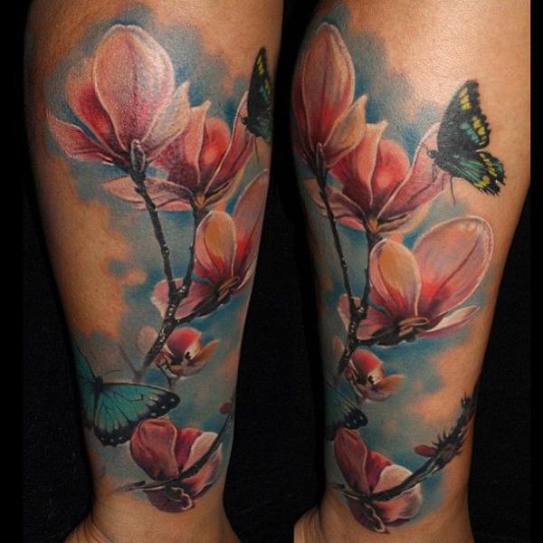 50+ Magnolia Flower Tattoos