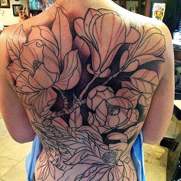 50+ Magnolia Flower Tattoos