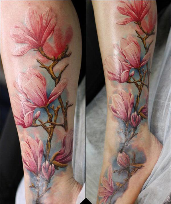 50+ Magnolia Flower Tattoos