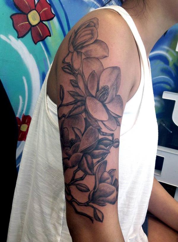 50+ Magnolia Flower Tattoos