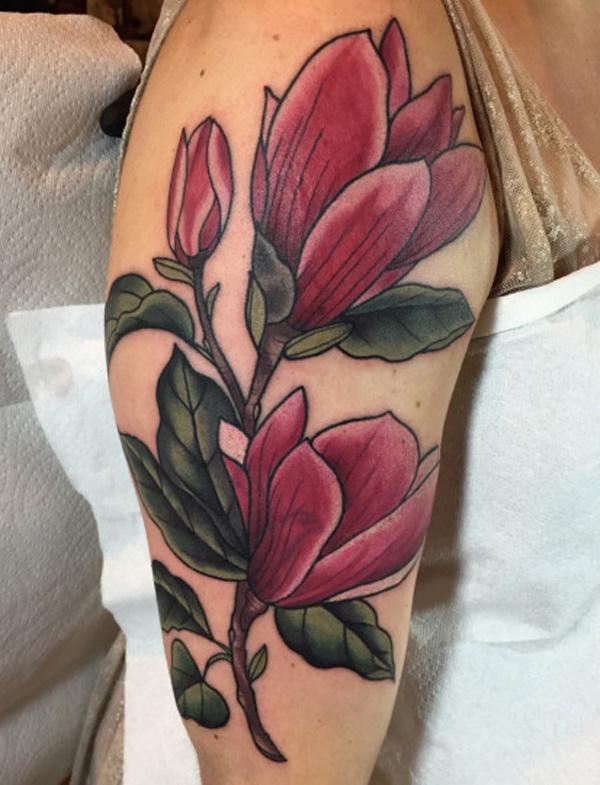 50+ Magnolia Flower Tattoos