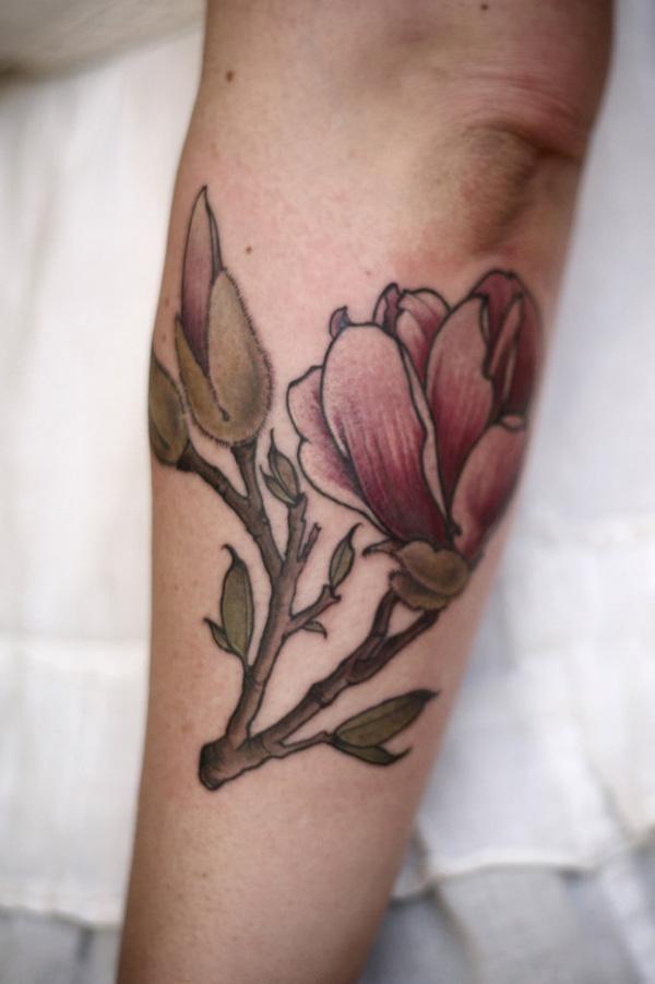 50+ Magnolia Flower Tattoos