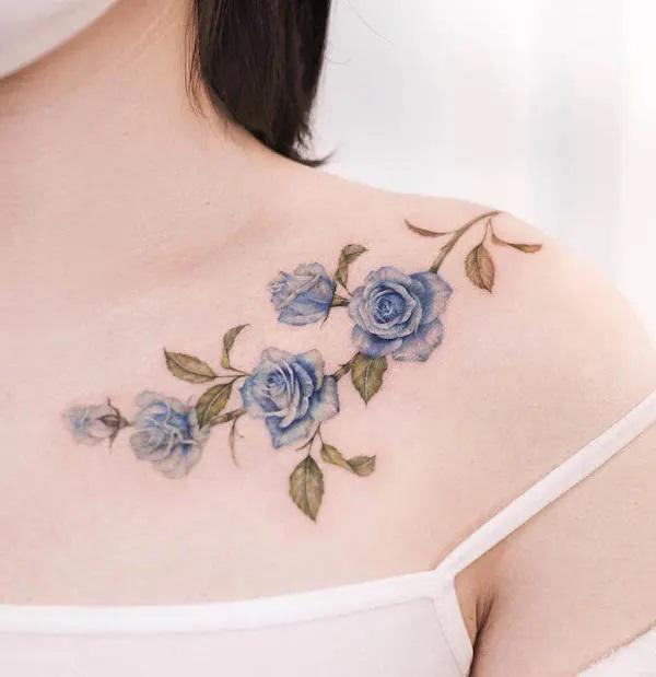 50 Cute Clavicle Tattoos for Women