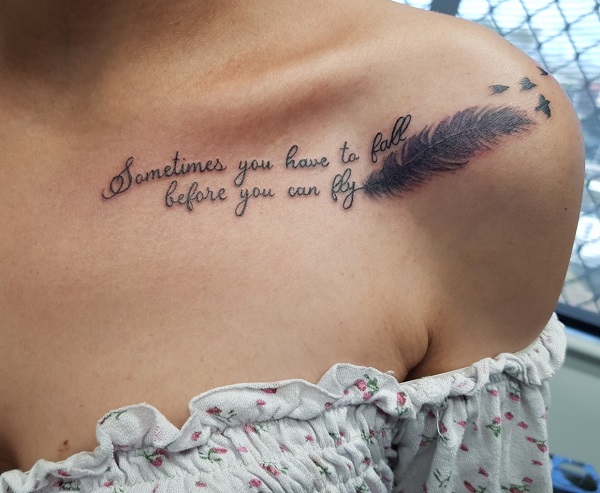 50 Cute Clavicle Tattoos for Women