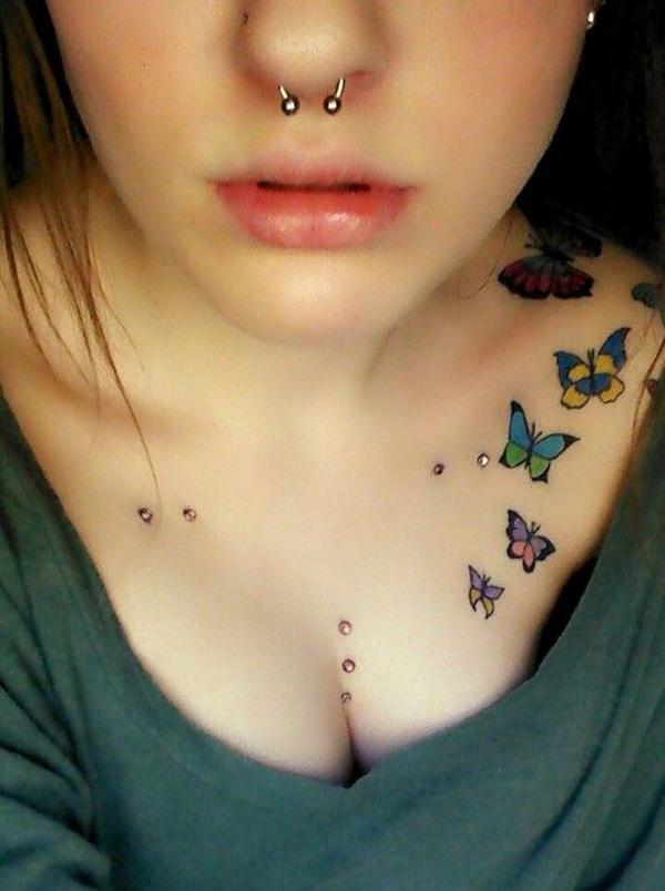 50 Cute Clavicle Tattoos for Women
