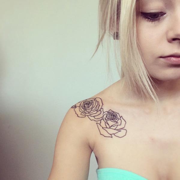 50 Cute Clavicle Tattoos for Women