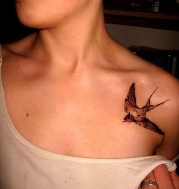 50 Cute Clavicle Tattoos for Women