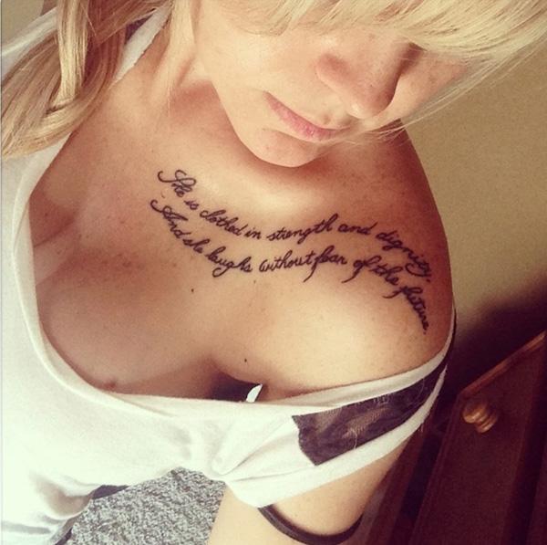 50 Cute Clavicle Tattoos for Women