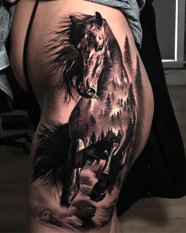 140 Horse tattoos: Design, Ideas and Styles