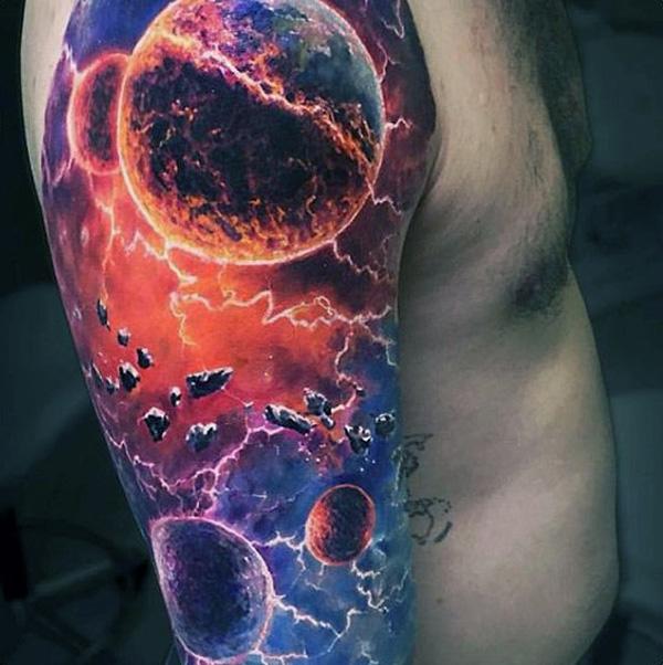 40 Space Tattoo Ideas