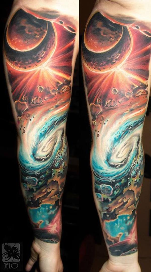 40 Space Tattoo Ideas