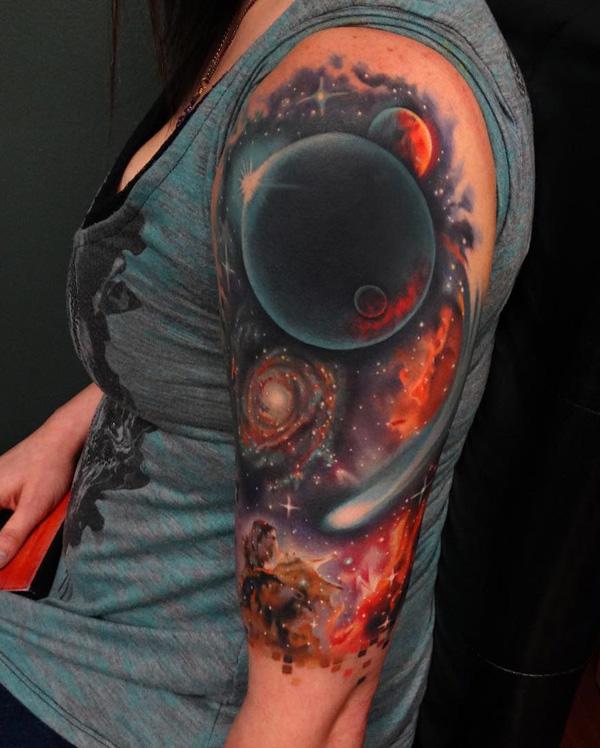 40 Space Tattoo Ideas