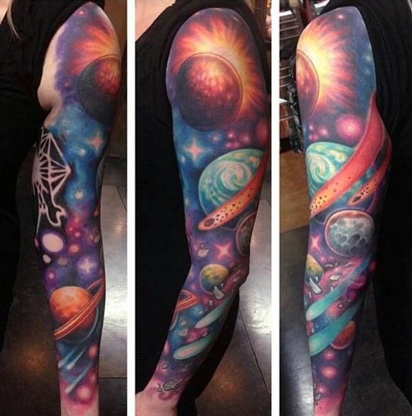 40 Space Tattoo Ideas