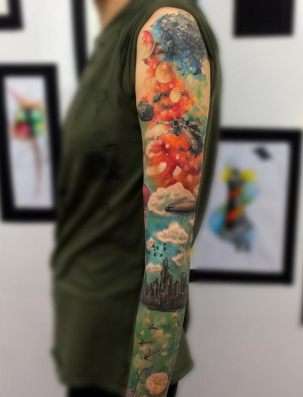 40 Space Tattoo Ideas