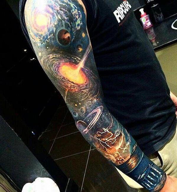40 Space Tattoo Ideas