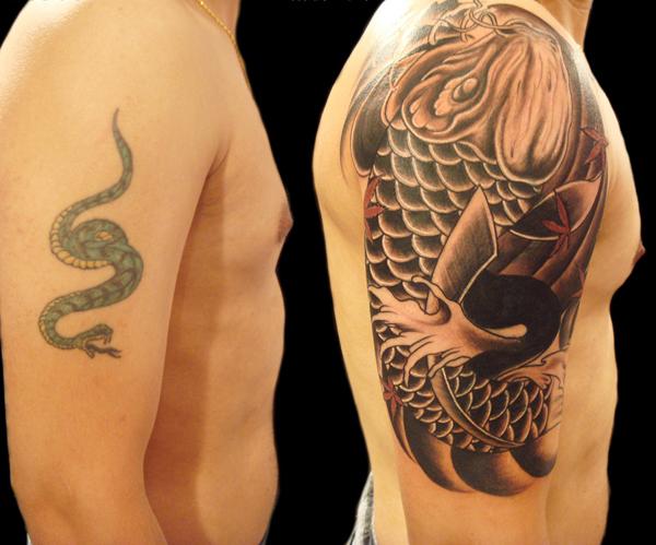 95+ Incredible cover up tattoos before and after